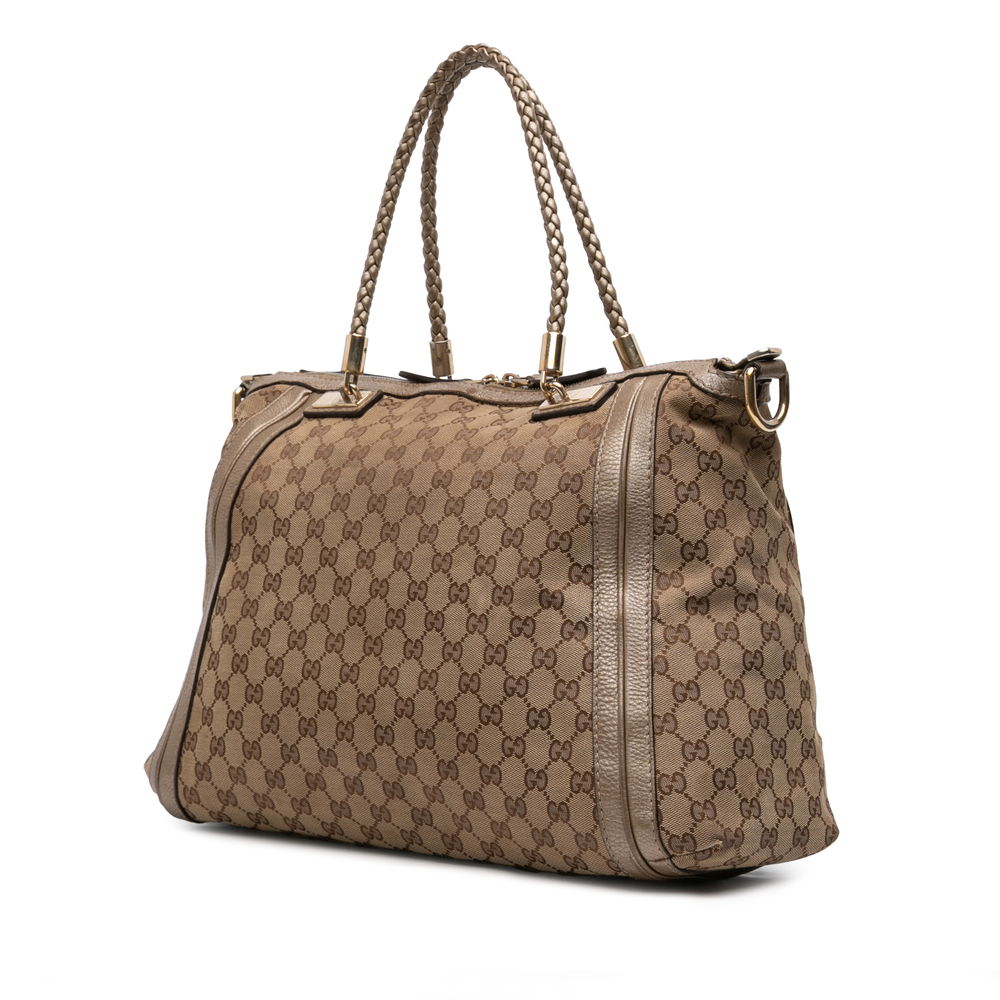Pre-Loved Gucci GG Canvas Bella Convertible Tote - Picture 2 of 12